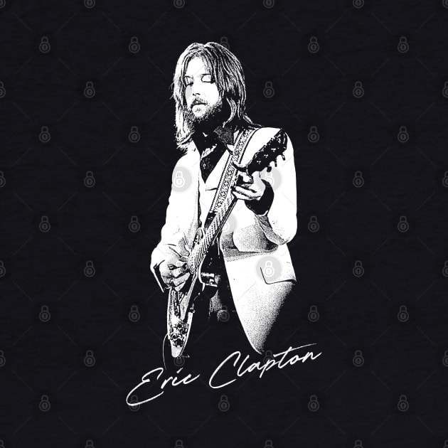 Eric Clapton //// Retro Fan Art Design by DankFutura